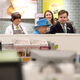 Britain’s Queen Elizabeth II (C) visits a Waitrose supermarket in the town on October 27, 2016 in Poundbury, England. Photo via Getty Images.
